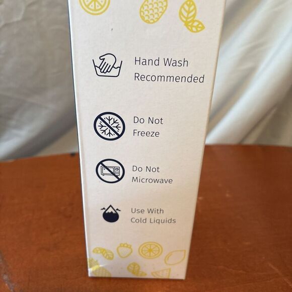 Jenny Craig INFUSER BOTTLE for Just Water or add Fruits & Vegetables - NEW - Picture 8 of 9